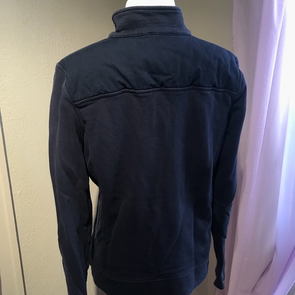 Vineyard Vines Blue Pullover 3/4 Pink Zipper Sz M - Picture 3 of 7